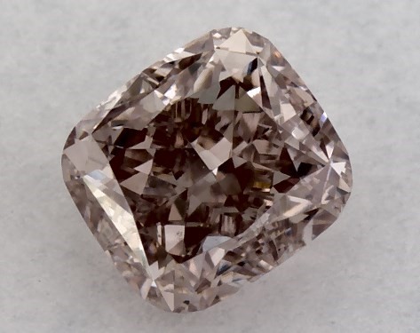 0.41 Carat Fancy Pink-SI2 Cushion Modified Cut Diamond